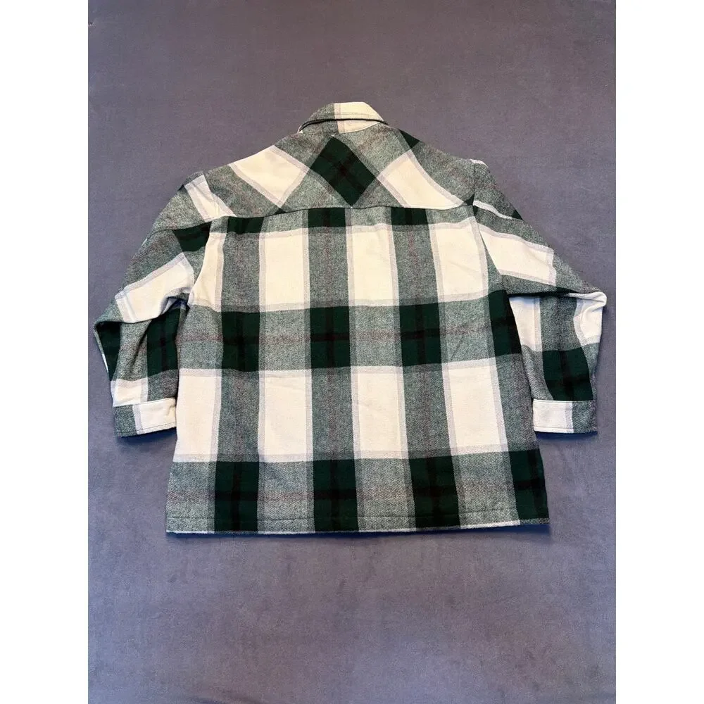 HFX Women's Button Down Front Pocket Shirt Jacket Green Size Med - Picture 8 of 8